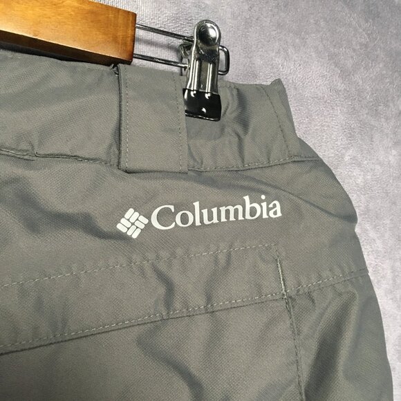 Columbia Mens Ski Pants size Medium Regular Gray Nylon Omnitech Pockets - Picture 6 of 16